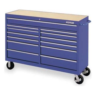 Waterloo TRX6013BU Tool Cart, 13 Dr, 58 1/2 In, Blue