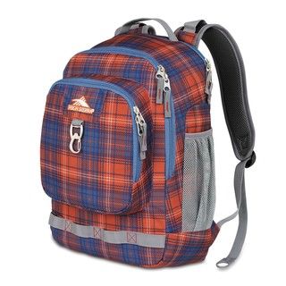 High Sierra Brewster Flannel Plaid Laptop Backpack