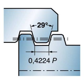 Sandvik Coromant MB 07TH140SA 10R 1025 Carbide CoroCut MB Threading Insert, Pack of 10