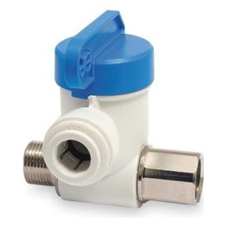 John Guest ASVPP1 Angle Stop Valve, 3/8 x 1/4 In