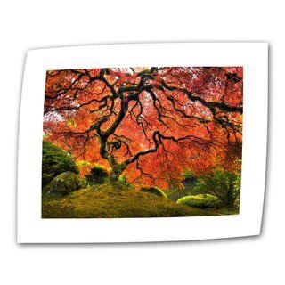 John Black  Japanese Tree  Flat Canvas