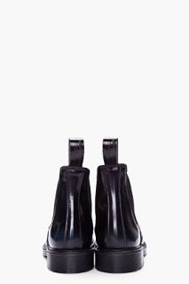 Dr. Martens Black Patent Leather Chelsea Boots for men