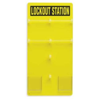 Brady 50991 Lockout Board, Unfilled, 23 1/2 In H