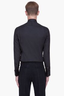 John Galliano Black Pleated Shirt for men