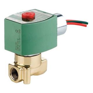 Red Hat 8262H210LT Solenoid Valve, Cryogenic, 2 Way, NC, 1/4In