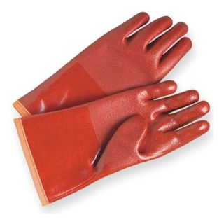 Jomac BP864L Cold Protection Gloves, PVC, L, Red, PR