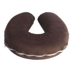 Comfortable Brown U shaped Neck Travel Pillow
