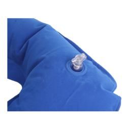 Stylish Inflatable Blue U shaped Neck Rest Travel Pillow