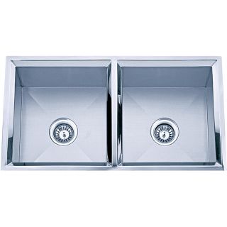 Hand made Undermount Stainless Steel Double bowl Sink