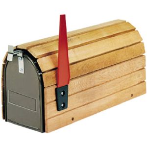 Steel City CW 1 Cedar Rural Mailbox