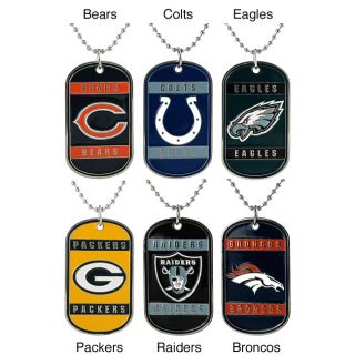 Silvertone National Football League Team Tag Necklace Today $13.69 5