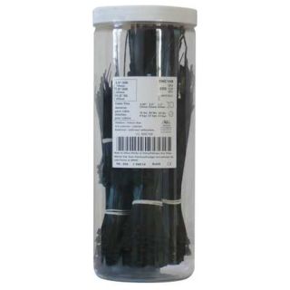 Approved Vendor 5HC14 Cable Ties, Outdoor, Blk, 650 Assorted