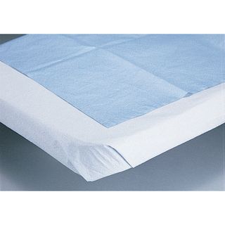Medline Disposable White Bed Sheets (Case of 25)